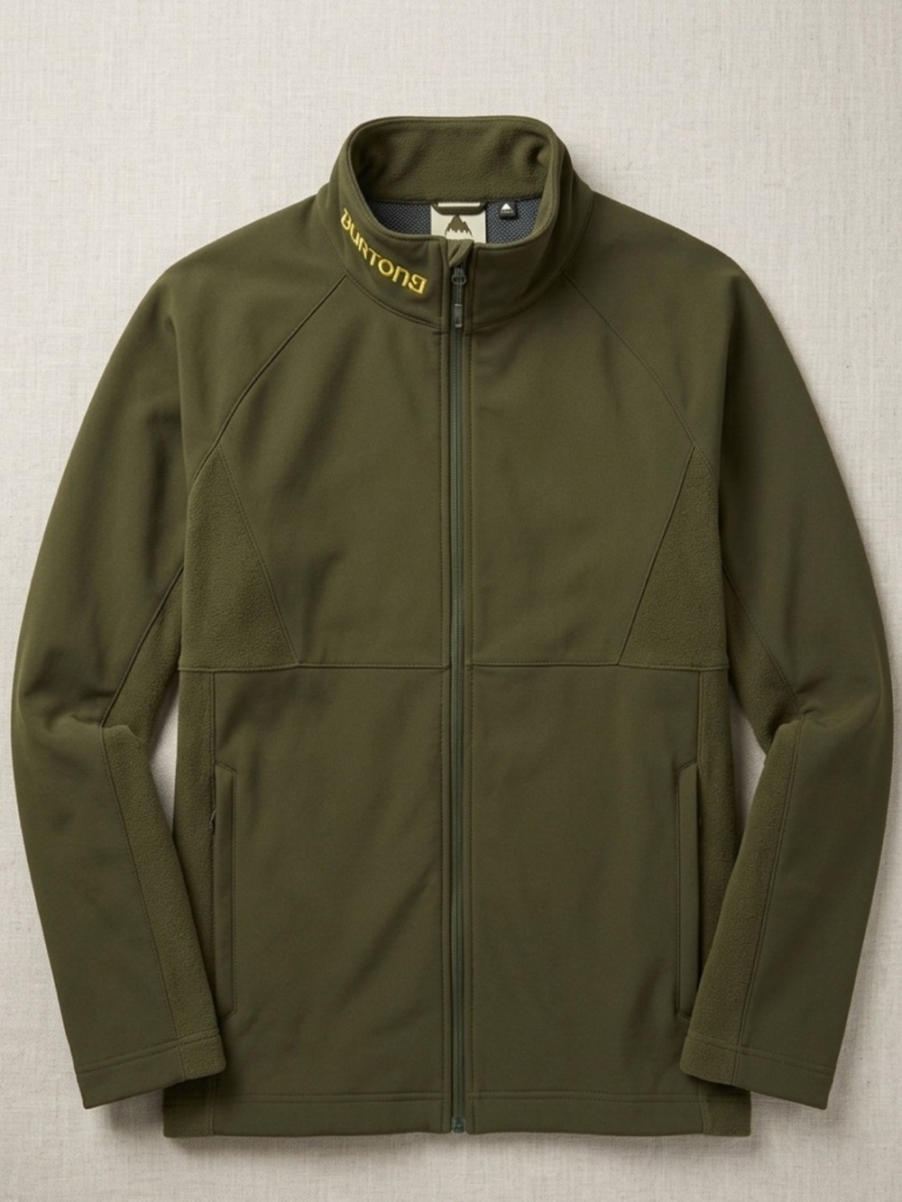 Rare Vintage Burton WINDSTOPPER Green fleece jacket Men’s Size Large